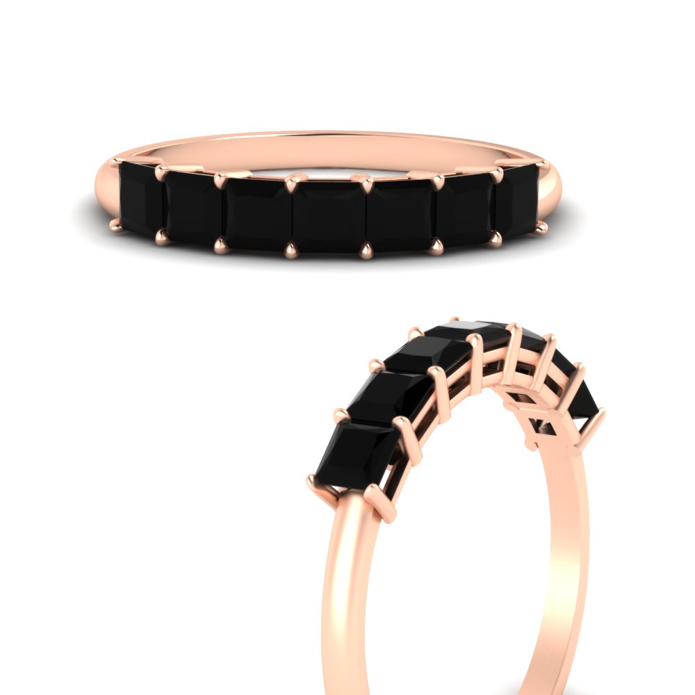 Basket Set Princess Cut Ring Band