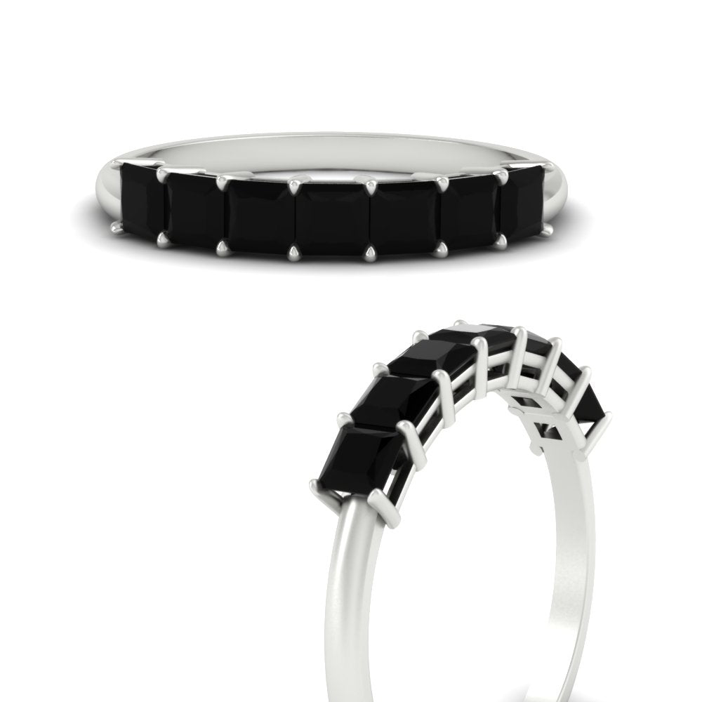 Basket Set Princess Cut Ring Band