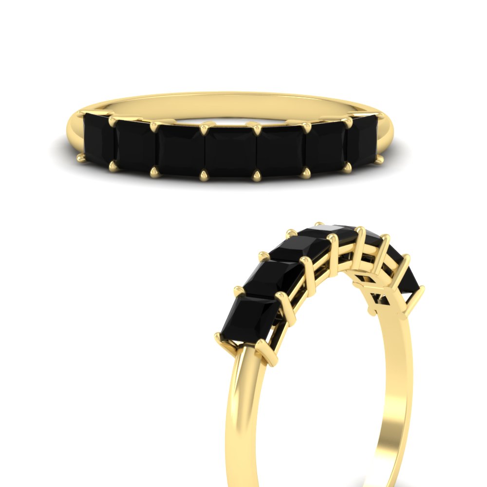 Basket Set Princess Cut Ring Band