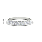 Load image into Gallery viewer, Basket Set Princess Cut Ring Band
