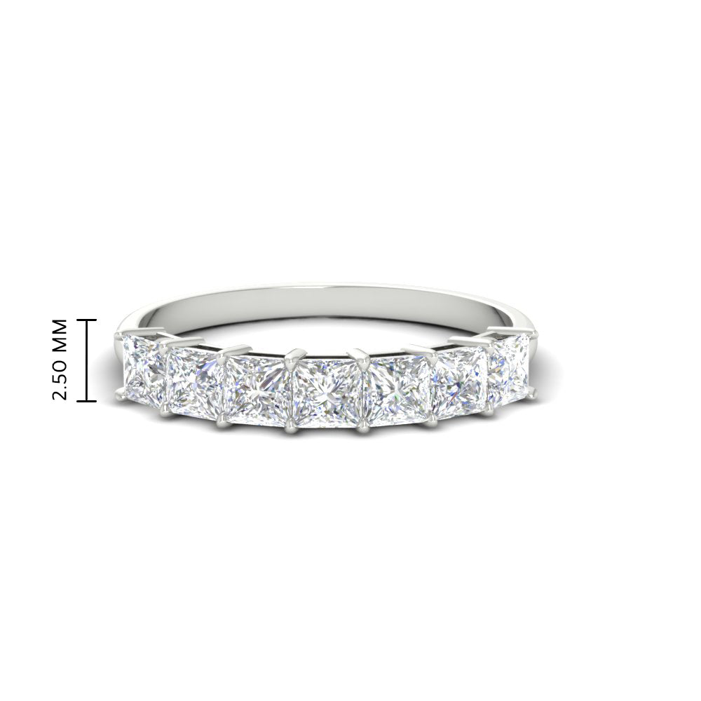 Basket Set Princess Cut Ring Band