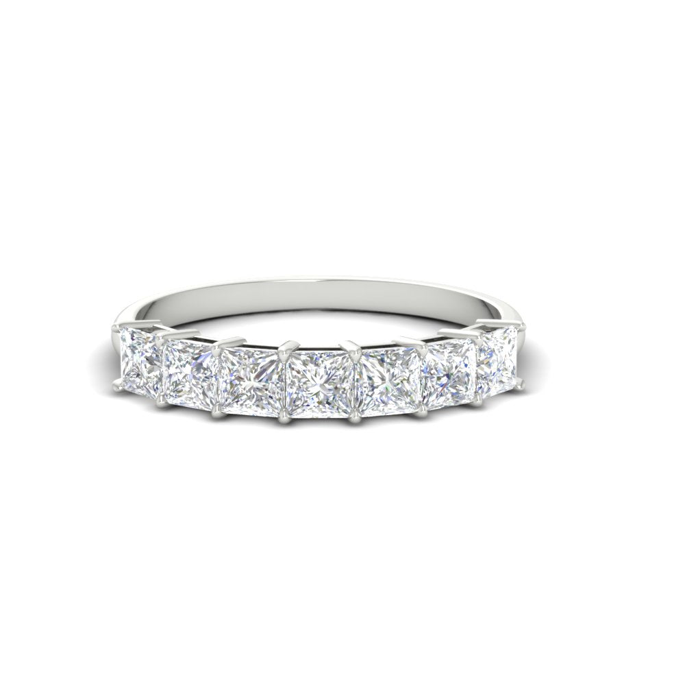 Basket Set Princess Cut Ring Band