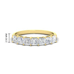 Load image into Gallery viewer, Basket Set Princess Cut Ring Band

