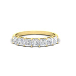 Load image into Gallery viewer, Basket Set Princess Cut Ring Band
