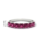 Load image into Gallery viewer, Basket Set Princess Cut Ring Band
