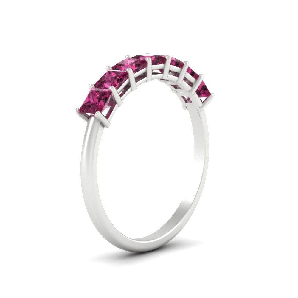 Basket Set Princess Cut Ring Band