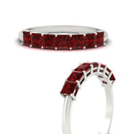 Load image into Gallery viewer, Basket Set Princess Cut Ring Band
