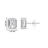 Load image into Gallery viewer, 1.50-carat-bezel-stud-earring-emerald-diamond-in-white-gold-FD-EAR10516EMANGLE2-1.50CT-NL-WG-HW.jpg?v=1764054158