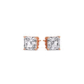 Thumbnail 18 - Asscher Cut Diamond Stud Earring