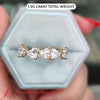Load image into Gallery viewer, 1.50-ct-diamond-heart-5-stone-anniversary-ring-in-yellow-gold-FD8899