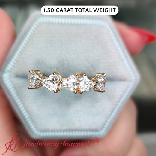 1.50-ct-diamond-heart-5-stone-anniversary-ring-in-yellow-gold-FD8899