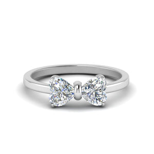 1.50 Ct Diamond Heart Promise Ring