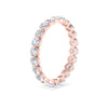 Load image into Gallery viewer, 1.50 Ct Round Cut Diamond Single Prong Eternity Ring