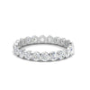 Load image into Gallery viewer, 1.50 Ct Round Cut Diamond Single Prong Eternity Ring