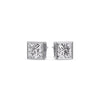Load image into Gallery viewer, Stylish Princess Bezel Diamond Studs
