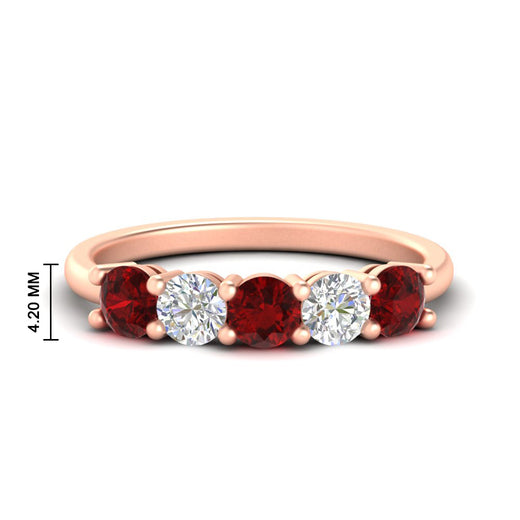 1.50-carat-five-stone-diamond-and-ruby-wedding-band-in-rose-gold-FDENS141ROBGRUDRANGLE3-1.50CT-NL-RG