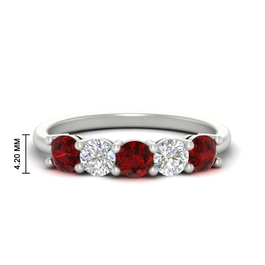 1.50-carat-five-stone-diamond-and-ruby-wedding-band-in-white-gold-FDENS141ROBGRUDRANGLE3-1.50CT-NL-WG