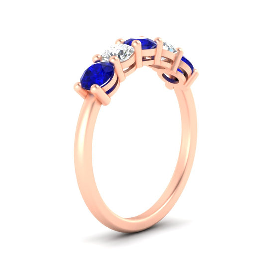1.50-carat-five-stone-diamond-and-sapphire-wedding-band-in-rose-gold-FDENS141ROBGSABLANGLE3-1.50CT-NL-RG