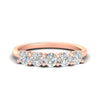 Load image into Gallery viewer, 1.50-carat-five-stone-diamond-wedding-band-in-rose-gold-FDENS141ROBANGLE3-1.50CT-NL-RG