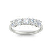 Load image into Gallery viewer, 1.50-carat-five-stone-diamond-wedding-band-in-white-gold-FDENS141ROBANGLE3-1.50CT-NL-WG