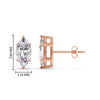 Load image into Gallery viewer, Marquise Diamond 6 Prong Stud Earrings Half Carat