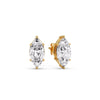 Load image into Gallery viewer, Marquise Diamond 6 Prong Stud Earrings Half Carat