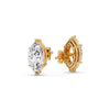 Load image into Gallery viewer, Marquise Diamond 6 Prong Stud Earrings Half Carat