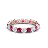 Load image into Gallery viewer, 1.50 Ct Round Cut Diamond Single Prong Eternity Ring