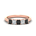 Thumbnail 49 - 1.50-carat-princess-cut-five-stone-black-diamond-wedding-ring-in-rose-gold-fdwb8008prblacksleep-1.50ct-nl-rg.jpg