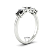 Load image into Gallery viewer, 1.50-carat-princess-cut-five-stone-black-diamond-wedding-ring-in-white-gold-fdwb8008prblackangle2-1.50ct-nl-wg-hw.jpg