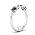Thumbnail 28 - 1.50-carat-princess-cut-five-stone-black-diamond-wedding-ring-in-white-gold-fdwb8008prblackangle2-1.50ct-nl-wg-hw.jpg