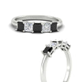 Thumbnail 25 - 1.50-carat-princess-cut-five-stone-black-diamond-wedding-ring-in-white-gold-fdwb8008prblackangle3-1.50ct-nl-wg.jpg
