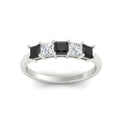 Thumbnail 26 - 1.50-carat-princess-cut-five-stone-black-diamond-wedding-ring-in-white-gold-fdwb8008prblackangle5-1.50ct-nl-wg.jpg