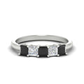 Thumbnail 24 - 1.50-carat-princess-cut-five-stone-black-diamond-wedding-ring-in-white-gold-fdwb8008prblacksleep-1.50ct-nl-wg.jpg