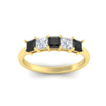 Thumbnail 76 - 1.50-carat-princess-cut-five-stone-black-diamond-wedding-ring-in-yellow-gold-fdwb8008prblackangle5-1.50ct-nl-yg.jpg