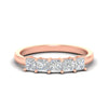 Load image into Gallery viewer, 1.50-carat-princess-cut-five-stone-diamond-wedding-ring-in-rose-gold-fdwb8008prsleep-1.50ct-nl-rg.jpg