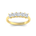 Thumbnail 56 - 1.50-carat-princess-cut-five-stone-diamond-wedding-ring-in-yellow-gold-fdwb8008prangle5-1.50ct-nl-yg.jpg