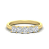 Load image into Gallery viewer, 1.50-carat-princess-cut-five-stone-diamond-wedding-ring-in-yellow-gold-fdwb8008prsleep-1.50ct-nl-yg.jpg
