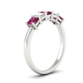 Thumbnail 17 - 1.50-carat-princess-cut-five-stone-pink-sapphire-wedding-ring-in-white-gold-fdwb8008prgsadrpiangle2-1.50ct-nl-wg.jpg