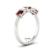 Load image into Gallery viewer, 1.50-carat-princess-cut-five-stone-ruby-wedding-ring-in-white-gold-fdwb8008prgrudrangle2-1.50ct-nl-wg-hw.jpg