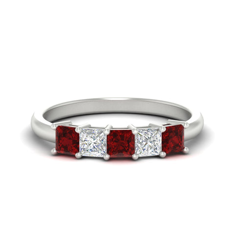 1.50-carat-princess-cut-five-stone-ruby-wedding-ring-in-white-gold-fdwb8008prgrudrsleep-1.50ct-nl-wg.jpg