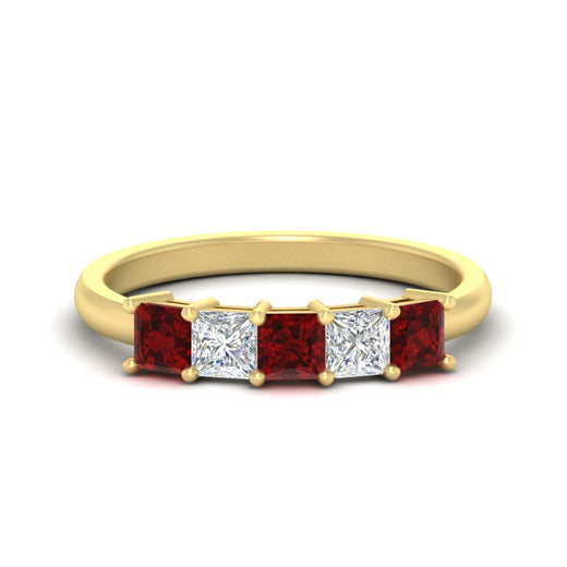 1.50-carat-princess-cut-five-stone-ruby-wedding-ring-in-yellow-gold-fdwb8008prgrudrsleep-1.50ct-nl-yg.jpg