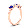 Thumbnail 37 - 1.50-carat-princess-cut-five-stone-sapphire-wedding-ring-in-rose-gold-fdwb8008prgsablangle2-1.50ct-nl-rg.jpg