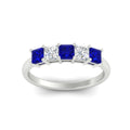 Thumbnail 11 - 1.50-carat-princess-cut-five-stone-sapphire-wedding-ring-in-white-gold-fdwb8008prgsablangle5-1.50ct-nl-wg.jpg