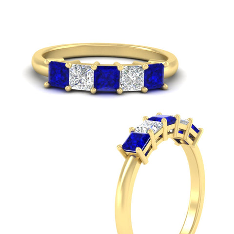 1.50-carat-princess-cut-five-stone-sapphire-wedding-ring-in-yellow-gold-fdwb8008prgsablangle3-1.50ct-nl-yg.jpg