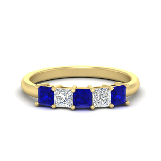 1.50-carat-princess-cut-five-stone-sapphire-wedding-ring-in-yellow-gold-fdwb8008prgsablsleep-1.50ct-nl-yg.jpg