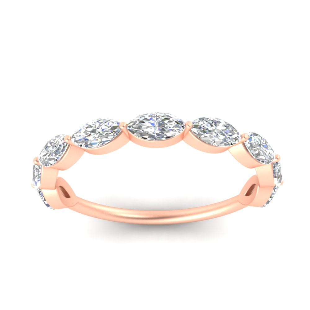 1.50-carat-prong-set-marquise-diamond-wedding-band-in-rose-gold-FD8398MQBANGLE5-1.50CT-NL-RG