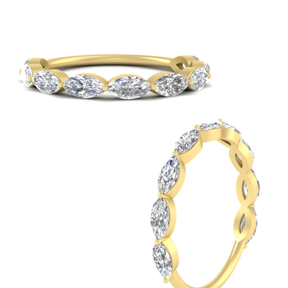 1.50-carat-prong-set-marquise-diamond-wedding-band-in-yellow-gold-FD8398MQBANGLE3-1.50CT-NL-YG