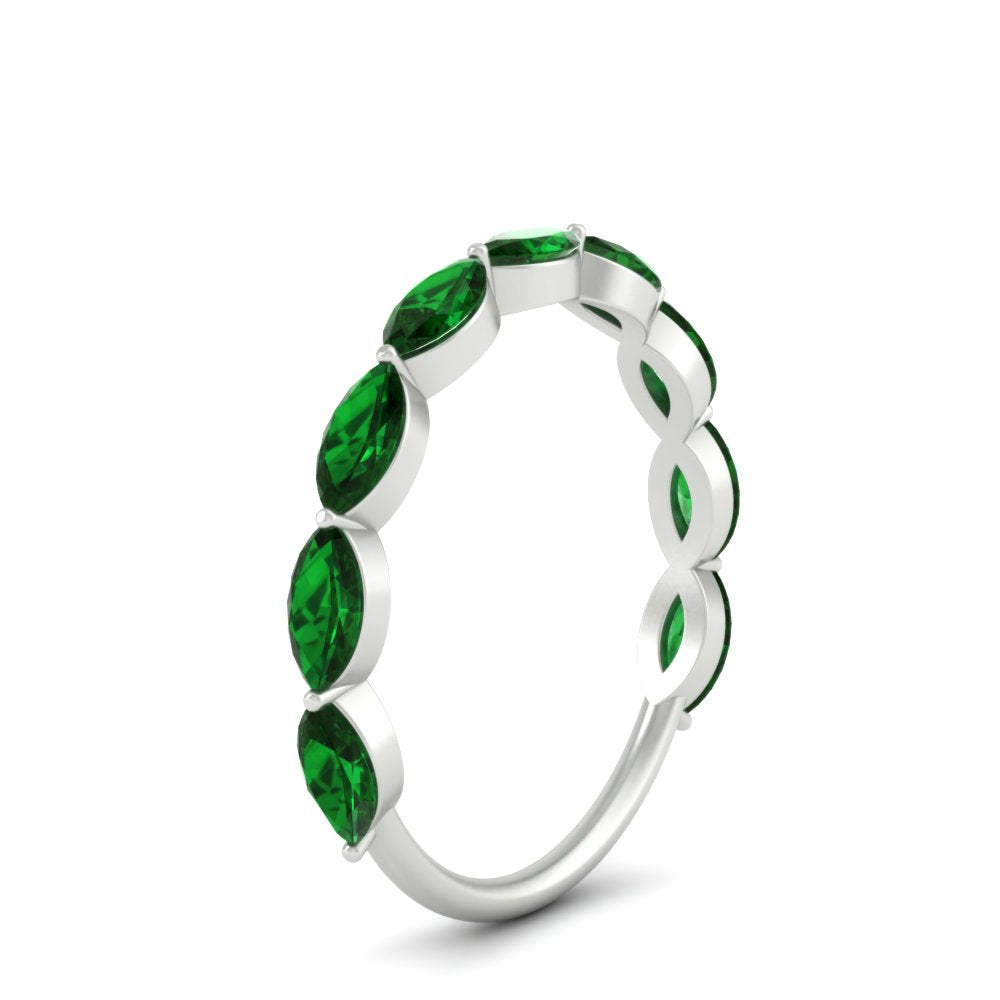 1.50-carat-prong-set-marquise-emerald-wedding-band-in-white-gold-FD8398MQBGEMGERANGLE2-1.50CT-NL-WG