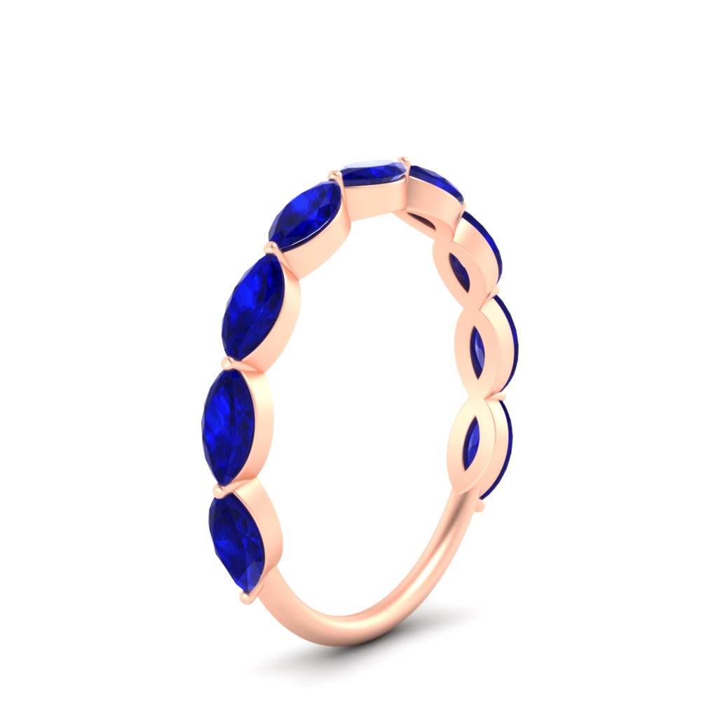 1.50-carat-prong-set-marquise-sapphire-wedding-band-in-rose-gold-FD8398MQBGSABLANGLE2-1.50CT-NL-RG